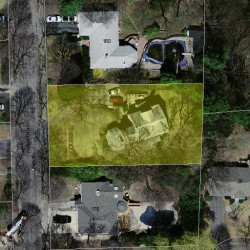 166 Paulson Rd, Newton MA 02468-1230 aerial view
