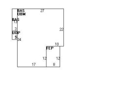 24 Wade St, Newton MA  02461-1715 floor plan