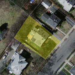 257 Linwood Ave, Newton MA 02460-1439 aerial view