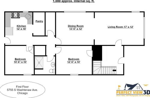 5755 Washtenaw Ave, Chicago IL 60659-3912 exterior