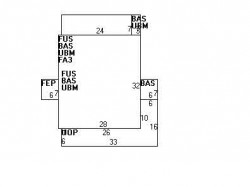 309 Langley Rd, Newton MA  02459-2349 floor plan