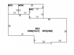 265 Upland Ave, Newton MA 02461-2002 floor plan