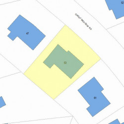 53 Great Meadow Rd, Newton MA 02459-2714 plot plan