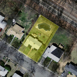 94 Stanley Rd, Newton MA 02468-2314 aerial view