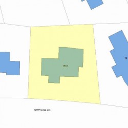 1551 Commonwealth Ave, Newton MA 02465-2800 plot plan