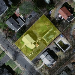 34 Larchmont Ave, Newton MA 02468-2031 aerial view