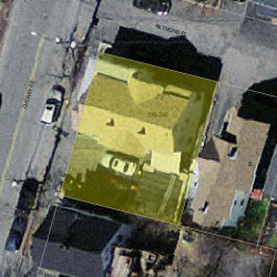 338 Cherry St, Newton MA 02465-1627 aerial view