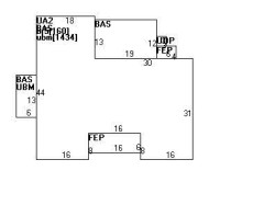 43 Royce Rd, Newton MA 02459-1015 floor plan