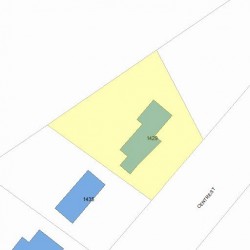 1429 Centre St, Newton MA 02459-2468 plot plan