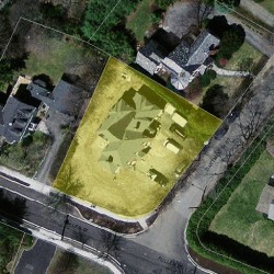 93 Dartmouth St, Newton MA 02465-2801 aerial view