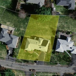 446 Dudley Rd, Newton MA 02459-2813 aerial view
