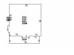 200 Church St, Newton MA 02458-1951 floor plan