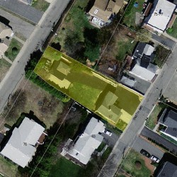 67 Smith Ave, Newton MA  02465-1543 aerial view