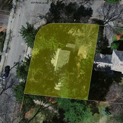 50 Beaumont Ave, Newton MA 02460-2331 aerial view