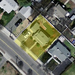 195 River St, Newton MA 02465-1431 aerial view