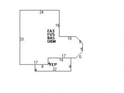 137 Walnut St, Newton MA 02460-1601 floor plan