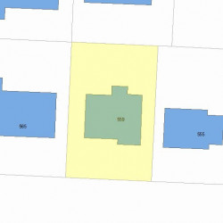 559 Boylston St, Newton MA 02459-2740 plot plan