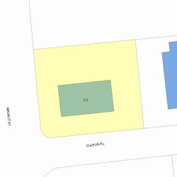 5 Claflin Pl, Newton MA  02460-1929 plot plan
