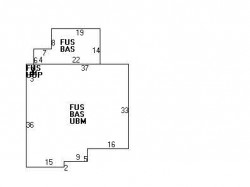 44 Dolphin Rd, Newton MA  02459-1305 floor plan