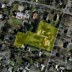 301 Waverley Ave, Newton MA  02458-2713 aerial view