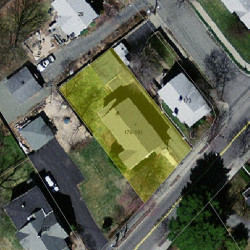 181 Auburndale Ave, Newton MA 02466-1601 aerial view