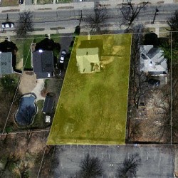 302 Webster St, Newton MA 02466-2106 aerial view