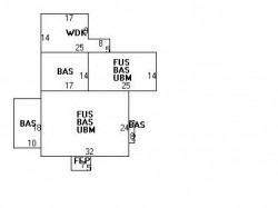 14 Larchmont Ave, Newton MA 02468-2031 floor plan