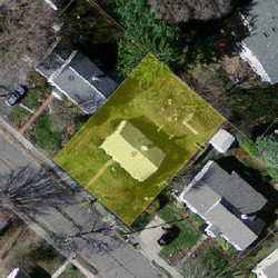 57 Bontempo Rd, Newton MA  02459-3601 aerial view