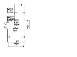 41 Auburn St, Newton MA 02465-2225 floor plan