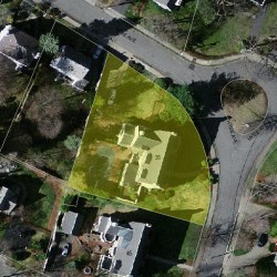 35 Hyde Ave, Newton MA 02458-2310 aerial view