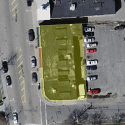 342 Walnut St, Newton MA aerial view