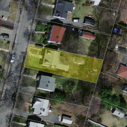 32 Freeman St, Newton MA 02466-1206 aerial view