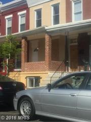 505 Curley St, Baltimore MD  21205-2736 exterior