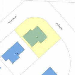65 Fellsmere Rd, Newton MA  02459-1339 plot plan