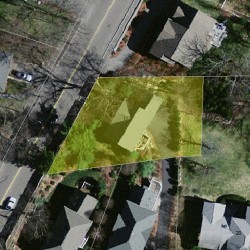 173 Brookline St, Newton MA  02459-2803 aerial view