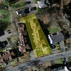 18 Hamlet St, Newton MA  02459-2315 aerial view