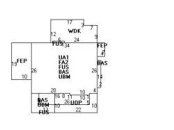 15 Groveland St, Newton MA 02466-2318 floor plan