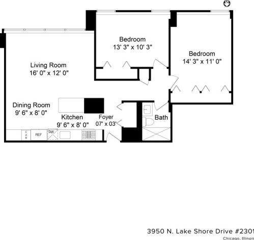 3950 Lake Shore Dr, Chicago IL  60613-3434 exterior