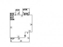 76 Elm St, Newton MA  02465-1806 floor plan