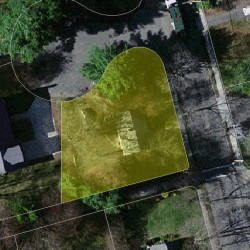 90 Hanson Rd, Newton MA 02459-3540 aerial view