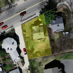 924 Watertown St, Newton MA 02465-2124 aerial view