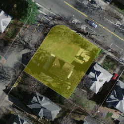 4 Marlboro St, Newton MA  02458-2121 aerial view