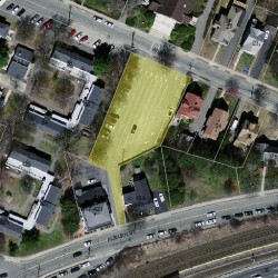 38 Ash St, Newton MA 02466-1811 aerial view
