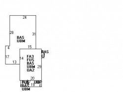21 Crescent St, Newton MA 02465-2007 floor plan