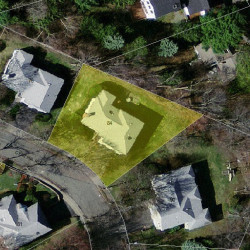 84 Cynthia Rd, Newton MA  02459-2834 aerial view