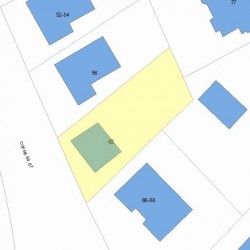 62 Cypress St, Newton MA 02459-2204 plot plan