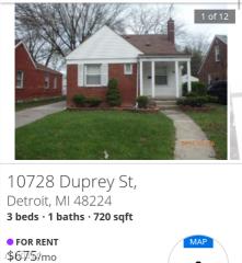 10728 Duprey St, Detroit MI  48224-1295 exterior