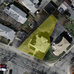 111 Crafts St, Newton MA 02458-1258 aerial view