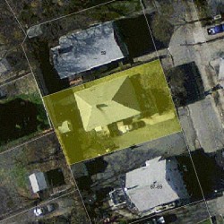 63 Dalby St, Newton MA 02458-1032 aerial view