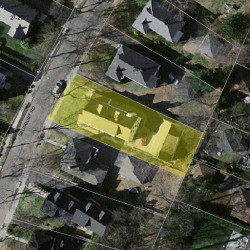 30 Salisbury Rd, Newton MA 02458-1948 aerial view